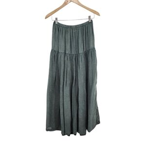 A La Mode Women's Vintage Lightweight Boho Maxi Skirt - OS